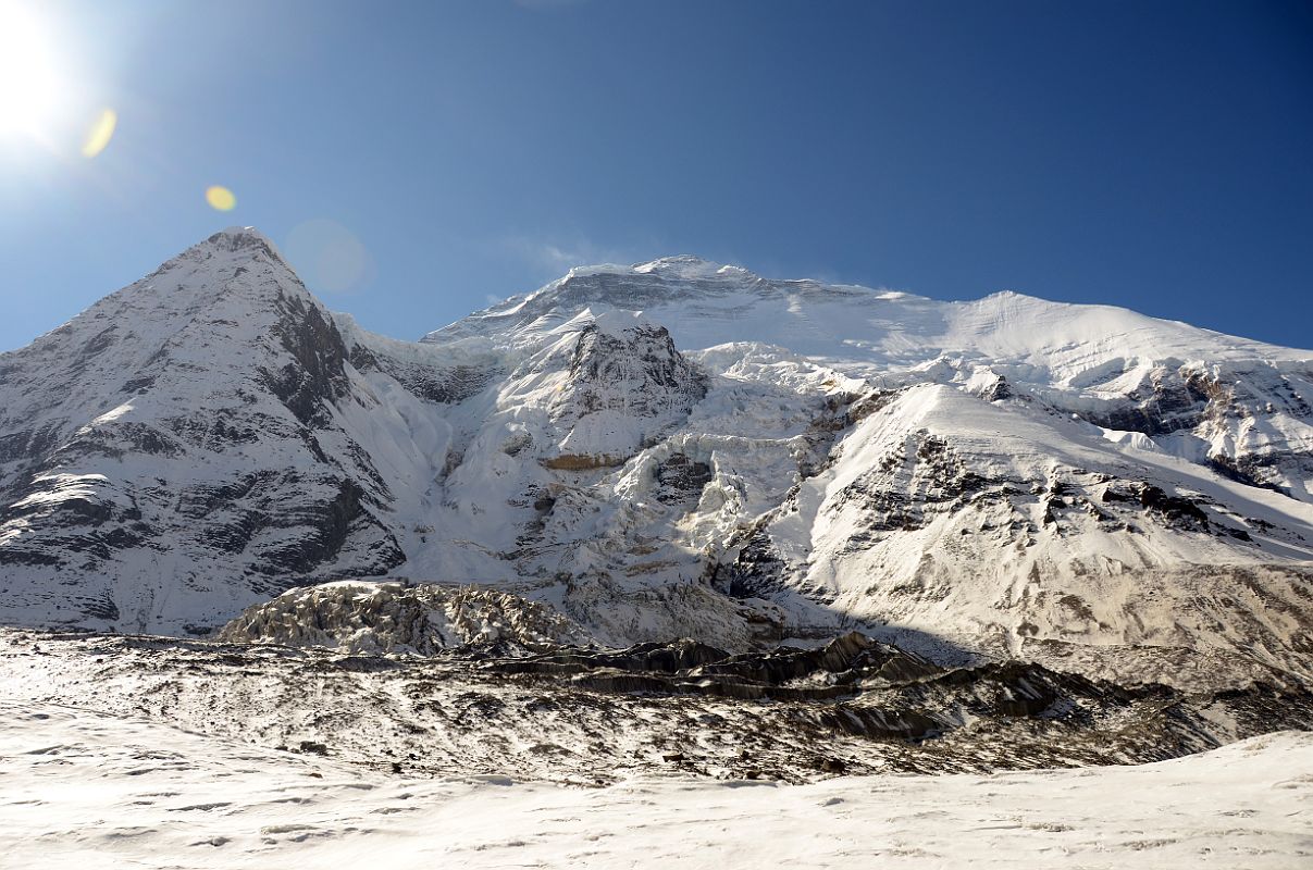 08 Dhaulagiri North Face From Chhonbardan Glacier Between Dhaulagiri Base Camp And Glacier Camp Around Dhaulagiri 